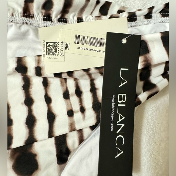 La Blanca Shirred Hipster Bikini Swim Bottoms - Picture 5 of 6